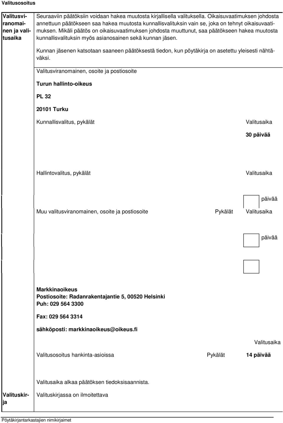 Mikäli päätös on oikaisuvaatimuksen johdosta muuttunut, saa päätökseen hakea muutosta kunnallisvalituksin myös asianosainen sekä kunnan jäsen.