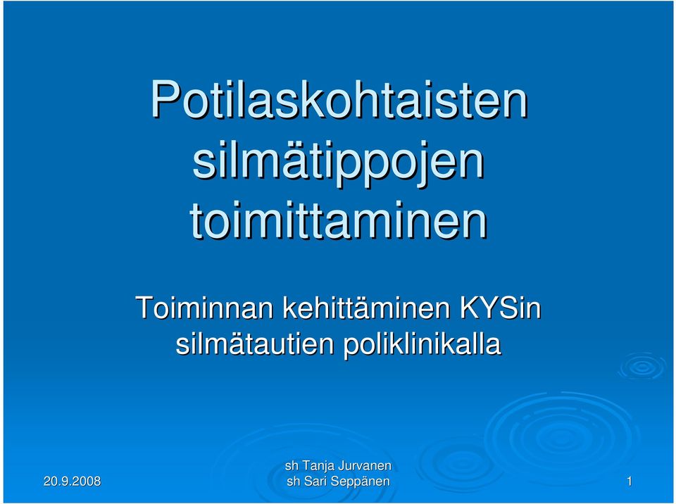 toimittaminen Toiminnan