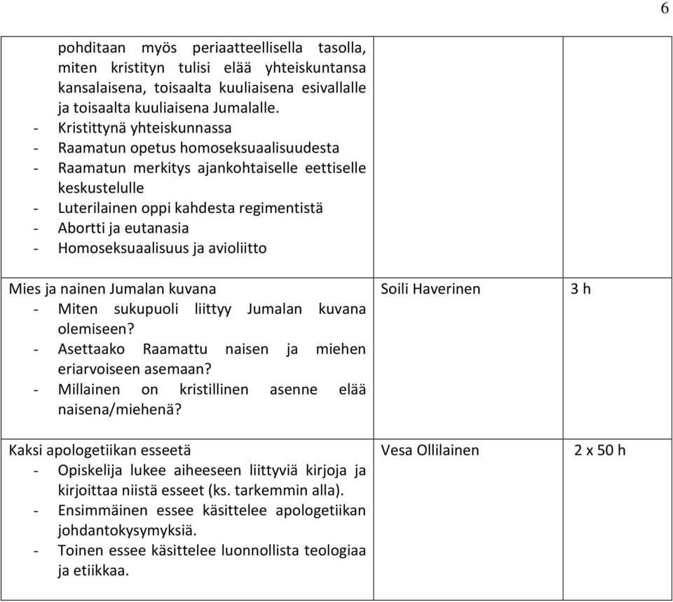 Homoseksuaalisuus ja avioliitto Mies ja nainen Jumalan kuvana - Miten sukupuoli liittyy Jumalan kuvana olemiseen? - Asettaako Raamattu naisen ja miehen eriarvoiseen asemaan?