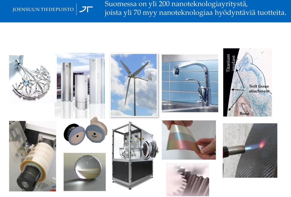 70 myy nanoteknologiaa hyödyntäviä