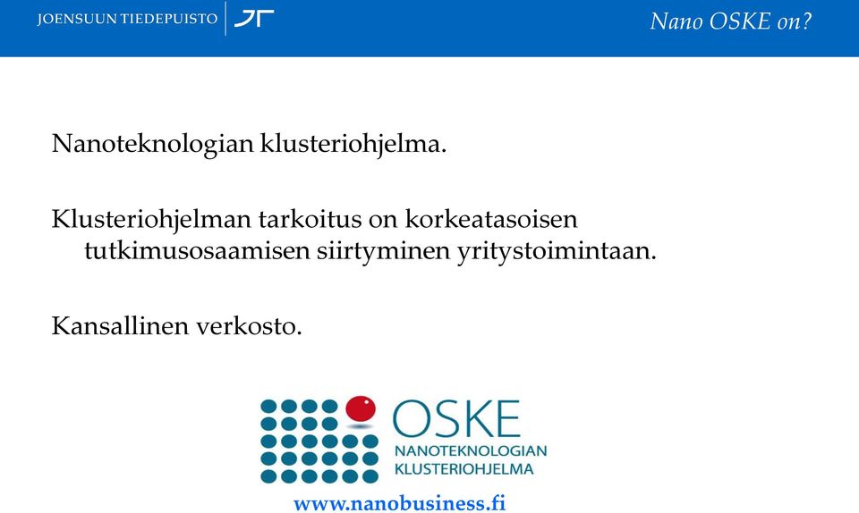 tutkimusosaamisen siirtyminen