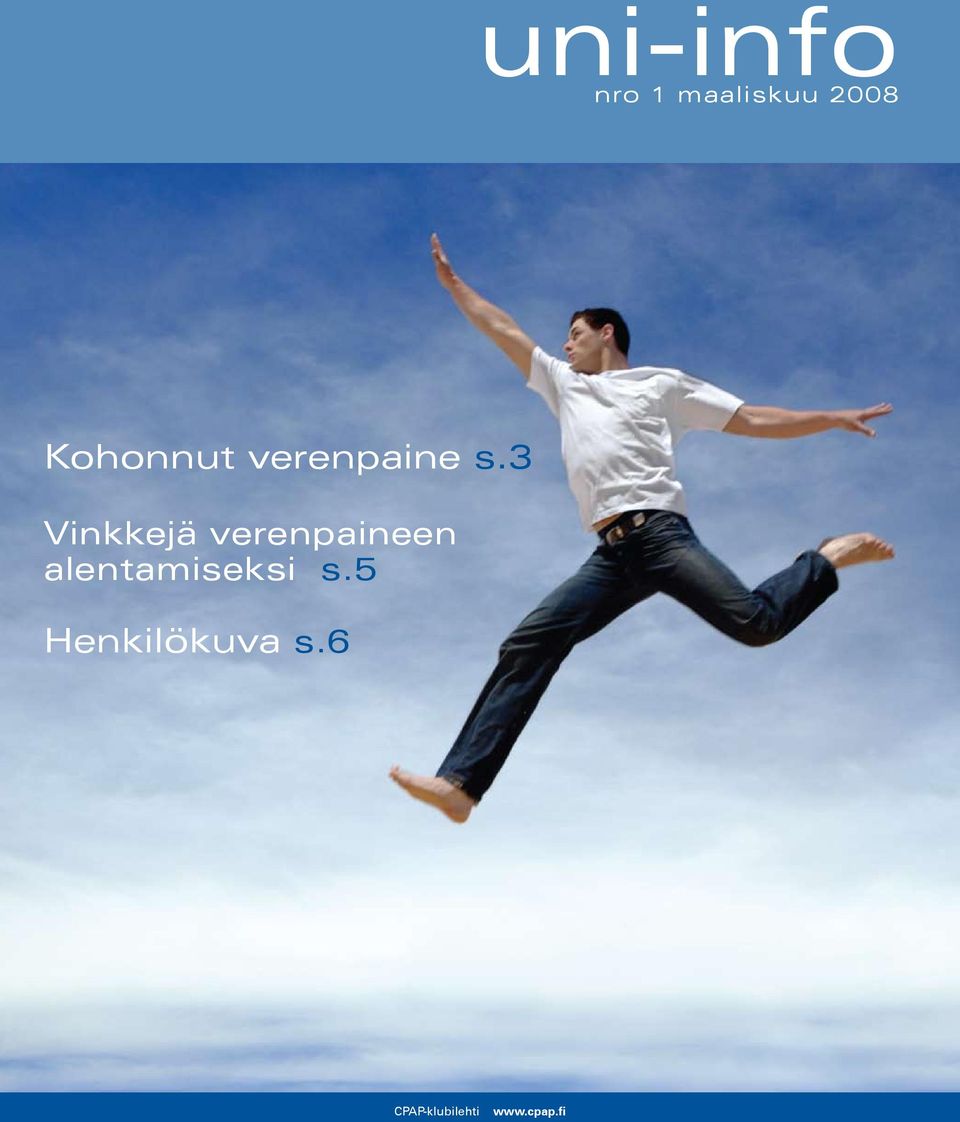 3 Vinkkejä verenpaineen