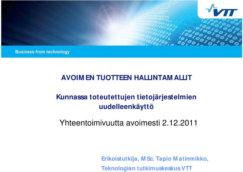 Yhteentoimivuutta avoimesti 2.12.