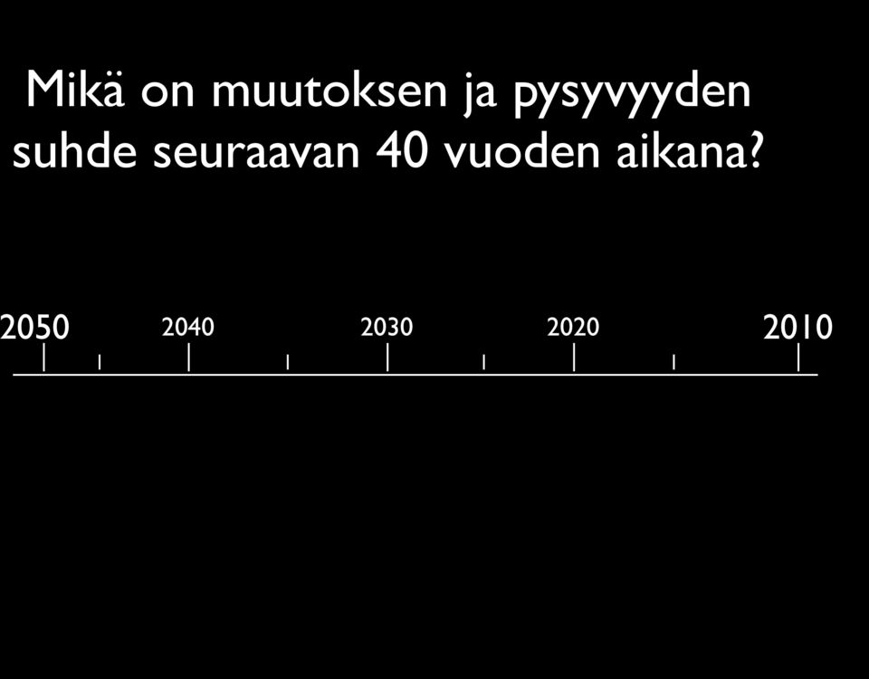 seuraavan 40 vuoden