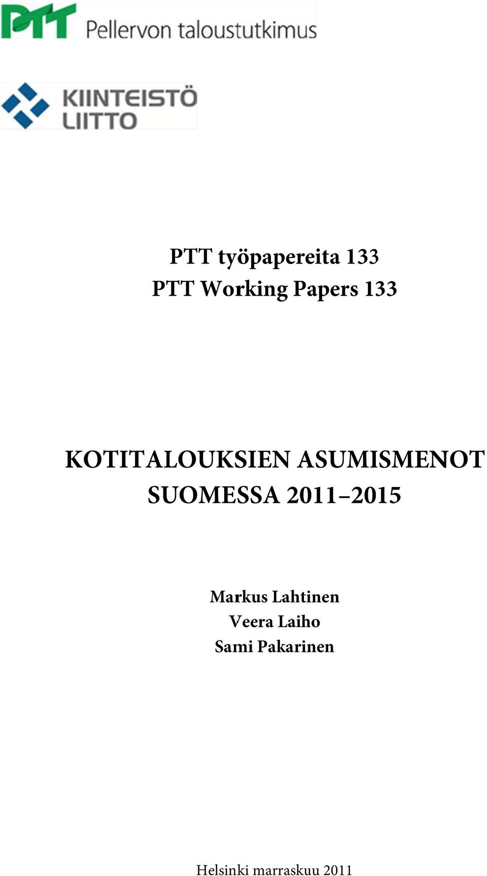 SUOMESSA 2011 2015 Markus Lahtinen