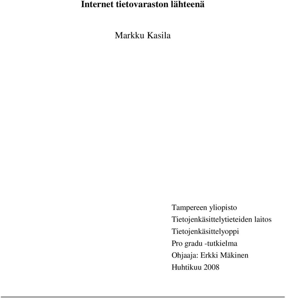 Tietojenkäsittelytieteiden laitos