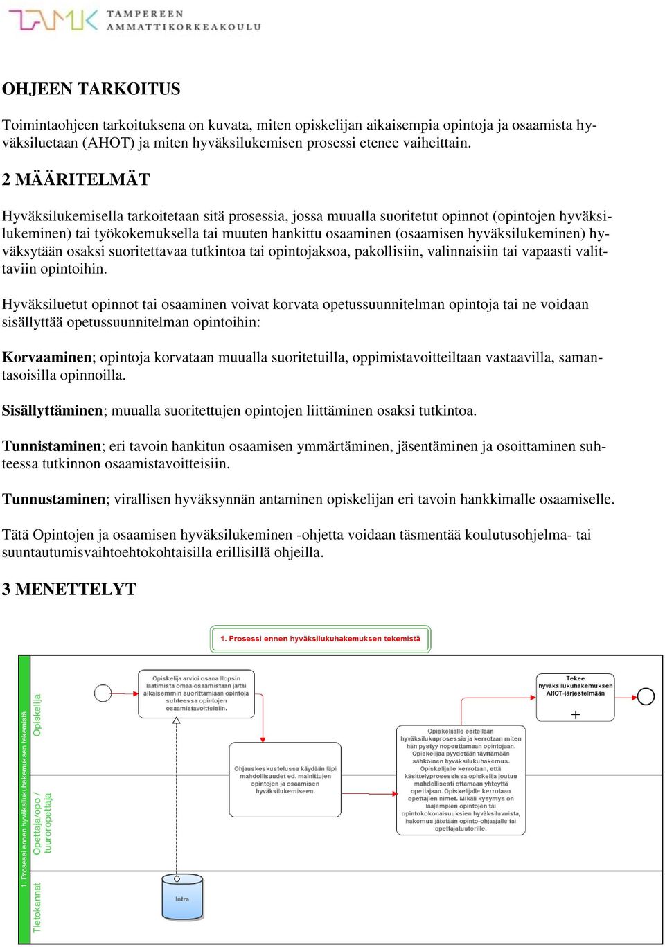 hyväksilukeminen) hyväksytään osaksi suoritettavaa tutkintoa tai opintojaksoa, pakollisiin, valinnaisiin tai vapaasti valittaviin opintoihin.