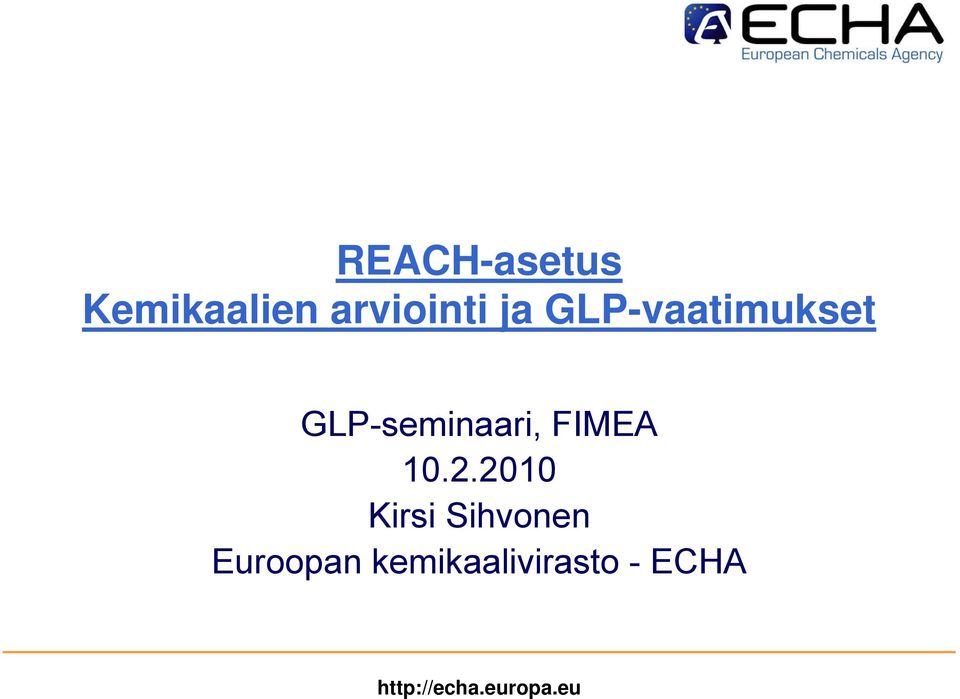 GLP-seminaari, FIMEA 10.2.