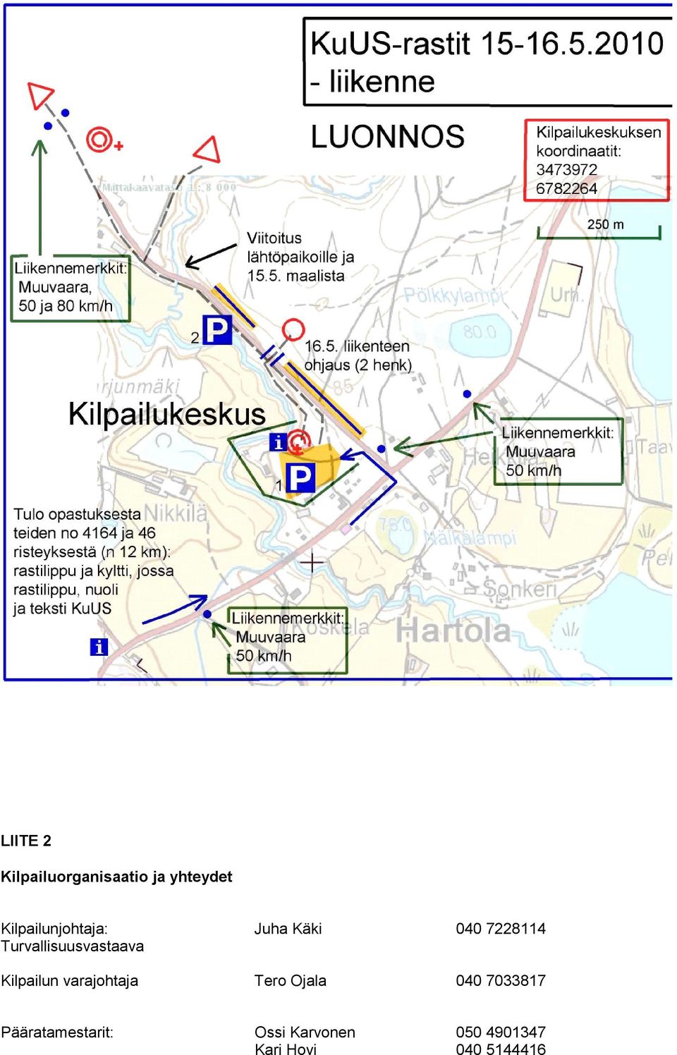 Turvallisuusvastaava Kilpailun varajohtaja Tero