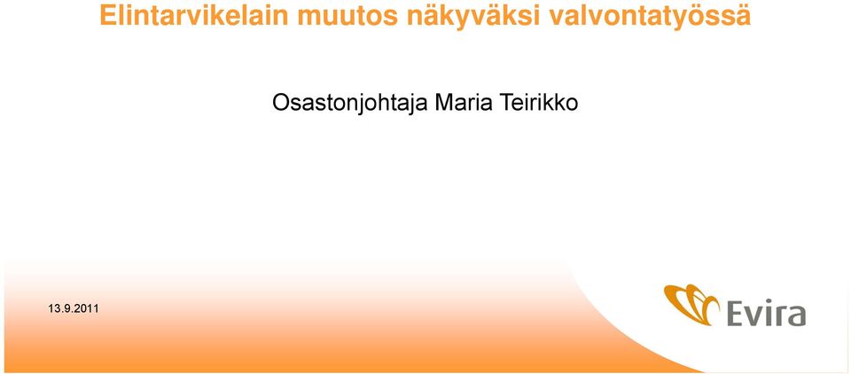 valvontatyössä