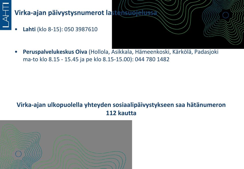 Kärkölä, Padasjoki ma-to klo 8.15-15.