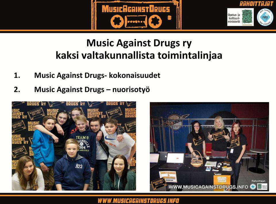 1. Music Against Drugs-