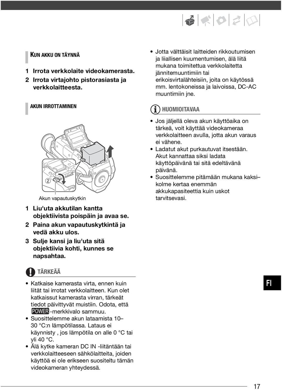 3 Sulje kansi ja liu'uta sitä objektiivia kohti, kunnes se napsahtaa.
