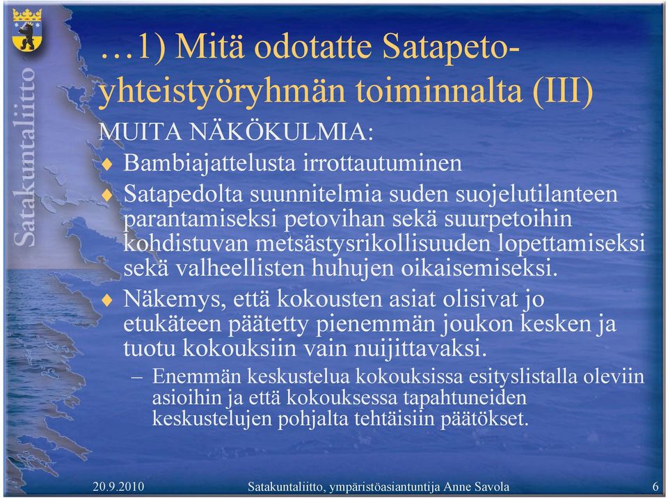 Näkemys, että kokousten asiat olisivat jo etukäteen päätetty pienemmän joukon kesken ja tuotu kokouksiin vain nuijittavaksi.