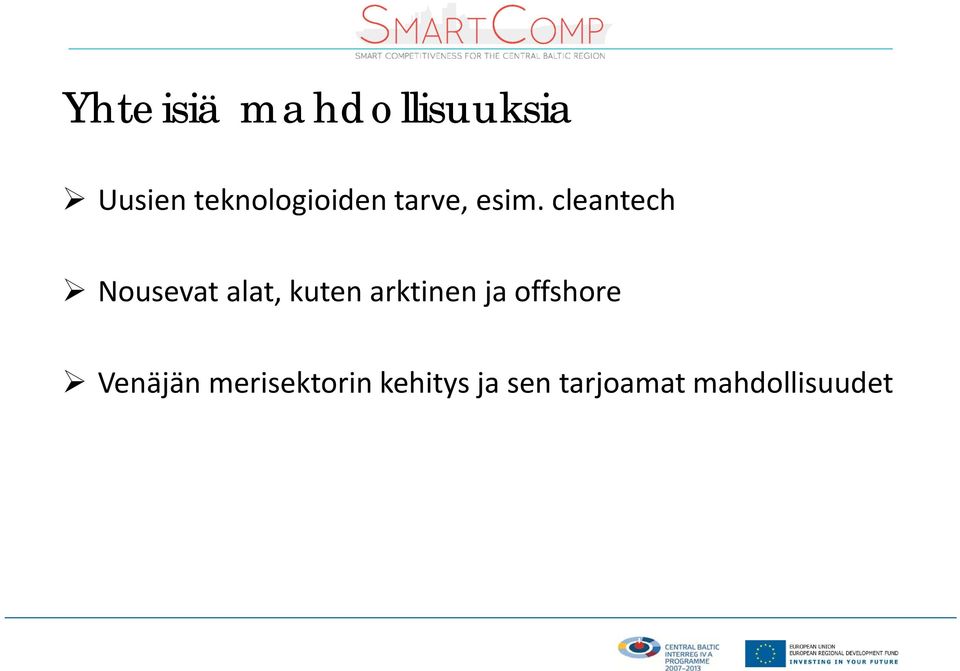 cleantech Nousevat alat,