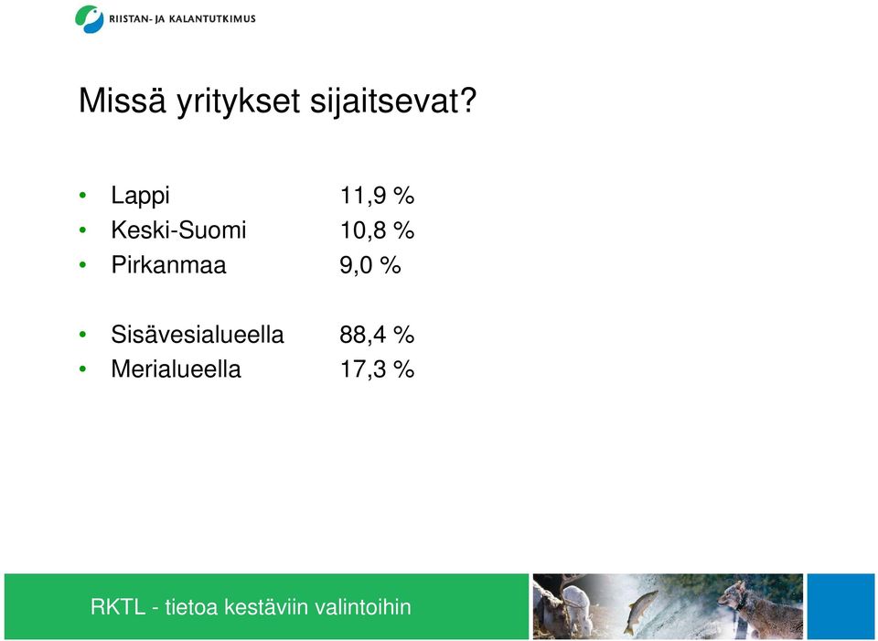 % Pirkanmaa 9,0 %