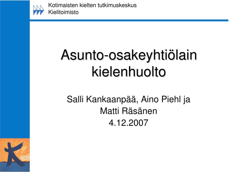 osakeyhtiölain kielenhuolto Salli