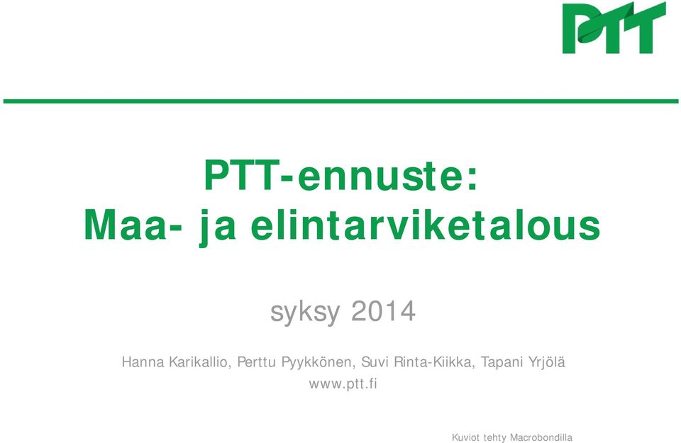 Pyykkönen, Suvi Rinta-Kiikka, Tapani