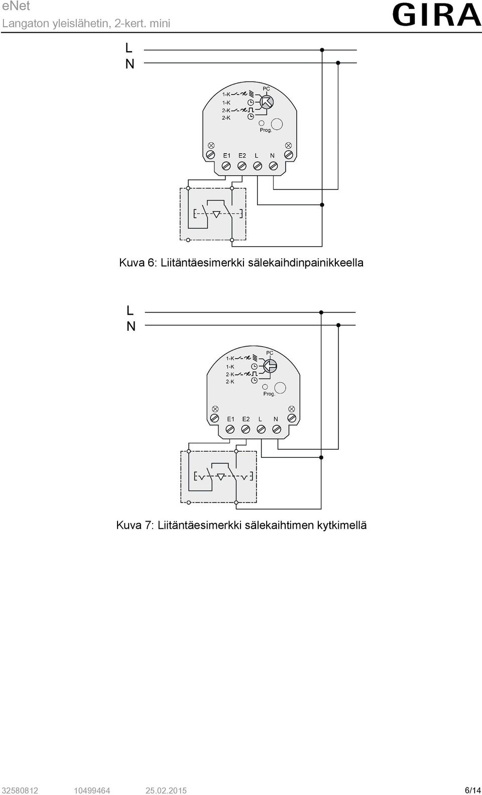 Liitäntäesimerkki sälekaihtimen