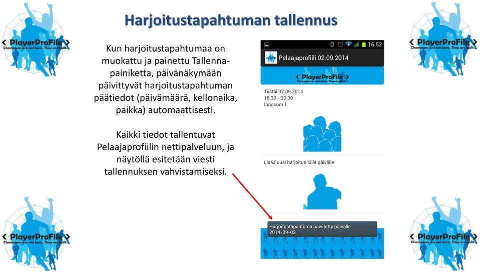 (päivämäärä, kellonaika, paikka) automaattisesti.