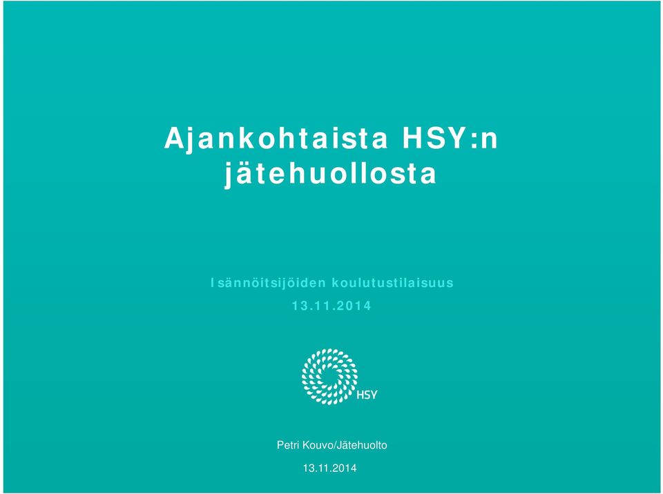 jätehuollosta