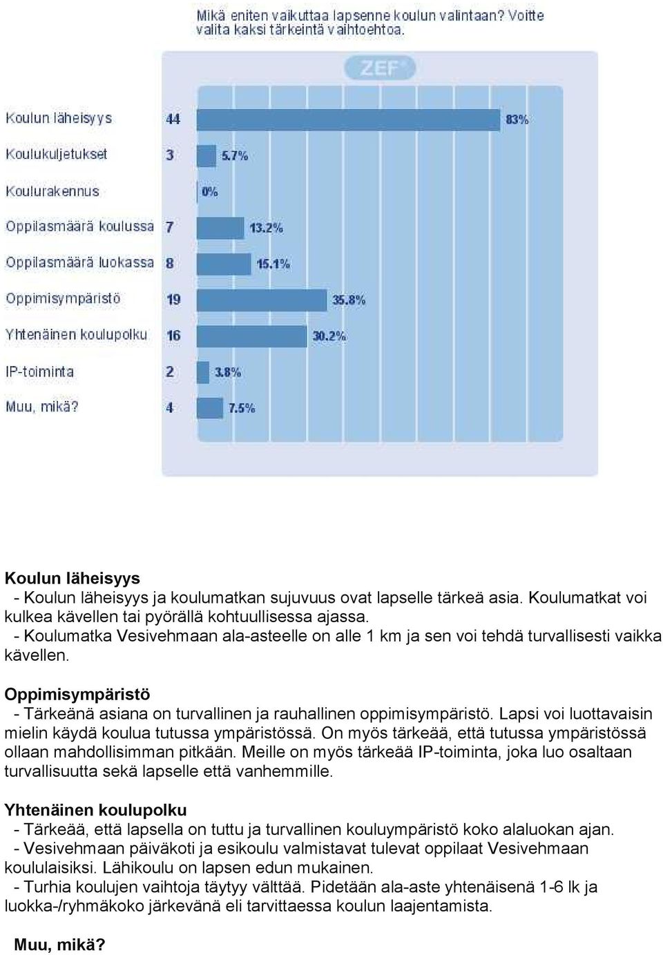 Lapsi voi luottavaisin mielin käydä koulua tutussa ympäristössä. On myös tärkeää, että tutussa ympäristössä ollaan mahdollisimman pitkään.