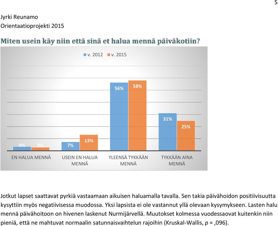 saattavat pyrkiä vastaamaan aikuisen haluamalla tavalla.