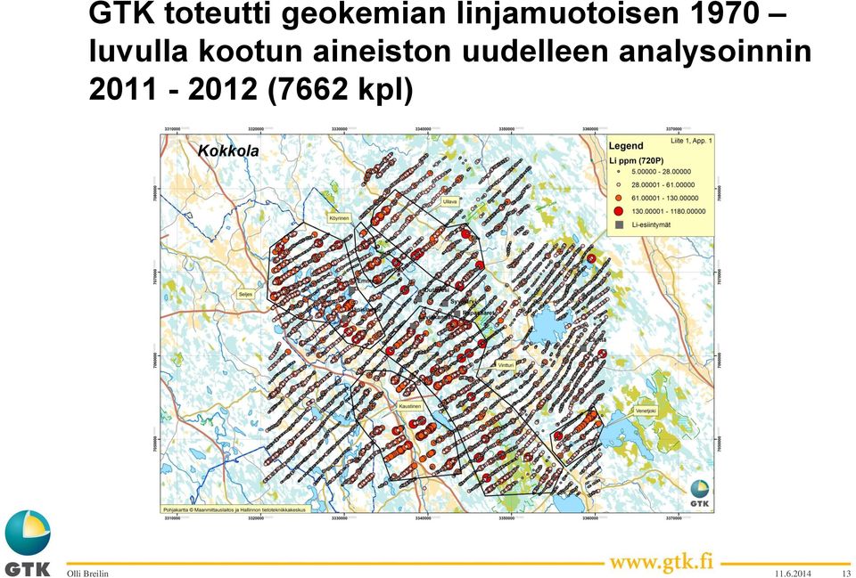 kootun aineiston uudelleen