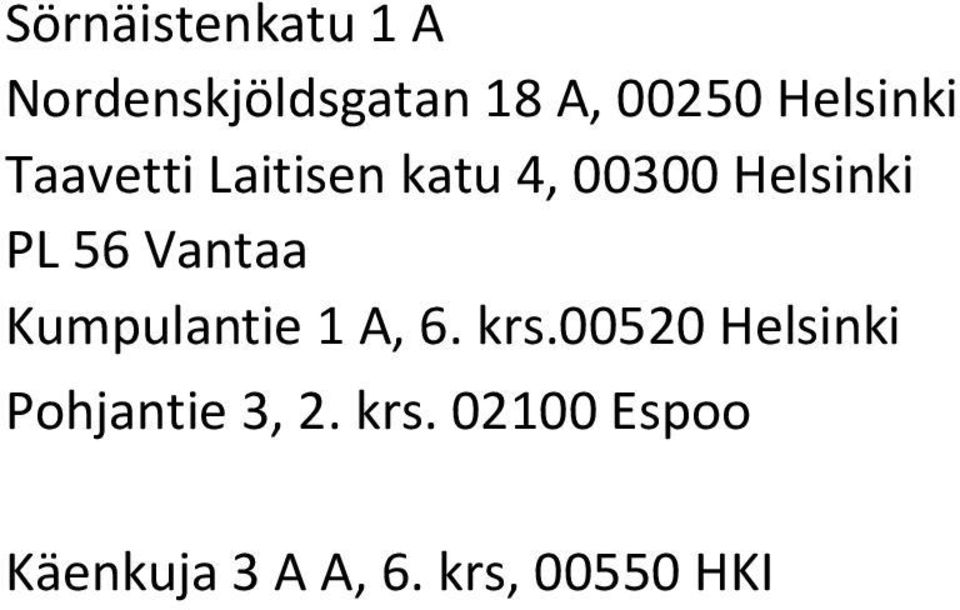 56 Vantaa Kumpulantie 1 A, 6. krs.