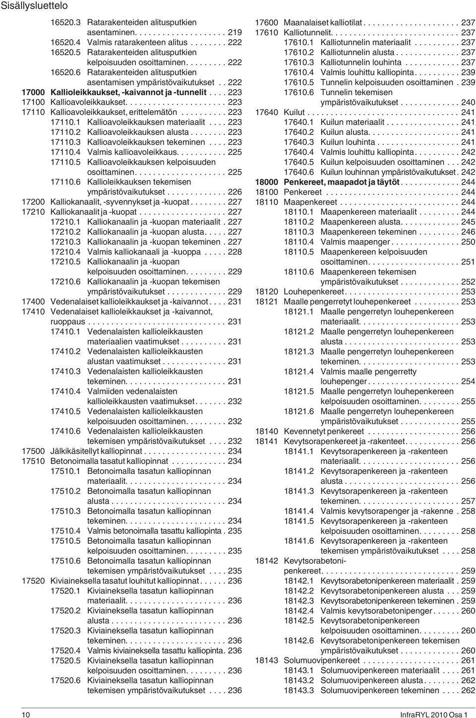 ... 223 17110.2 Kallioavoleikkauksen alusta........ 223 17110.3 Kallioavoleikkauksen tekeminen.... 223 17110.4 Valmis kallioavoleikkaus........... 225 17110.