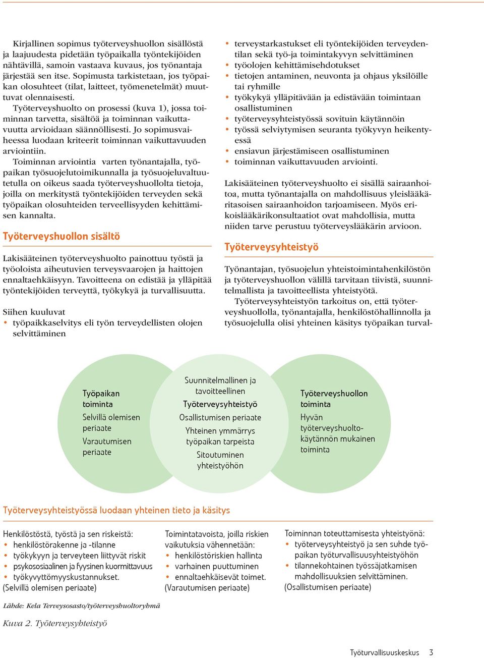 Työterveyshuolto on prosessi (kuva 1), jossa toiminnan tarvetta, sisältöä ja toiminnan vaikuttavuutta arvioidaan säännöllisesti.