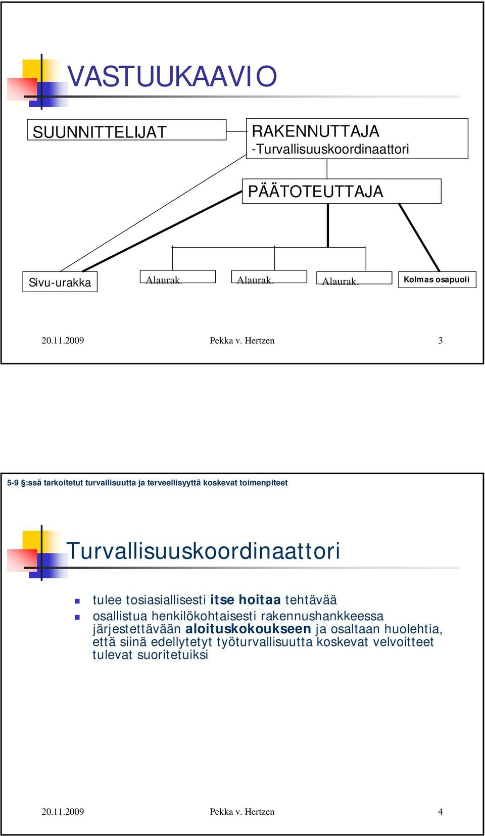 Kolmas osapuoli 3 5-9 :ssä tarkoitetut turvallisuutta ja terveellisyyttä koskevat toimenpiteet