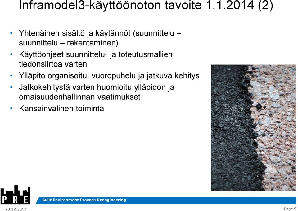 Käyttöohjeet suunnittelu- ja toteutusmallien tiedonsiirtoa varten Ylläpito