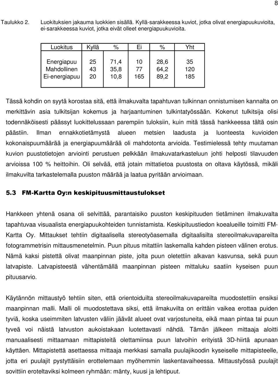 onnistumisen kannalta on merkittävin asia tulkitsijan kokemus ja harjaantuminen tulkintatyössään.