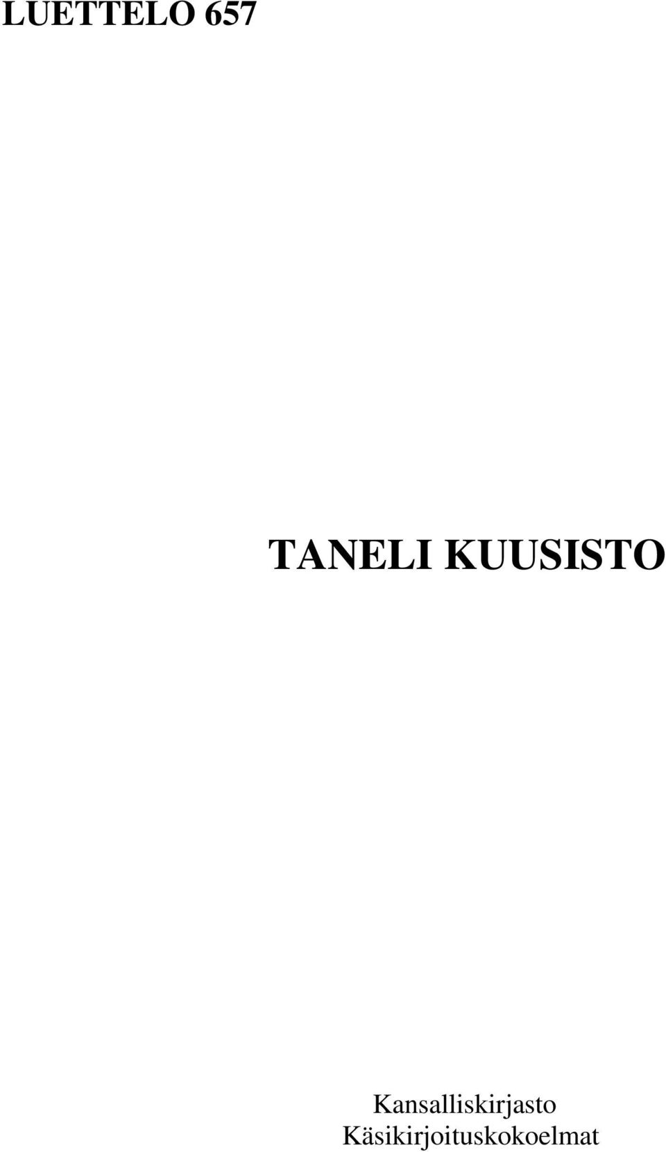 Kansalliskirjasto