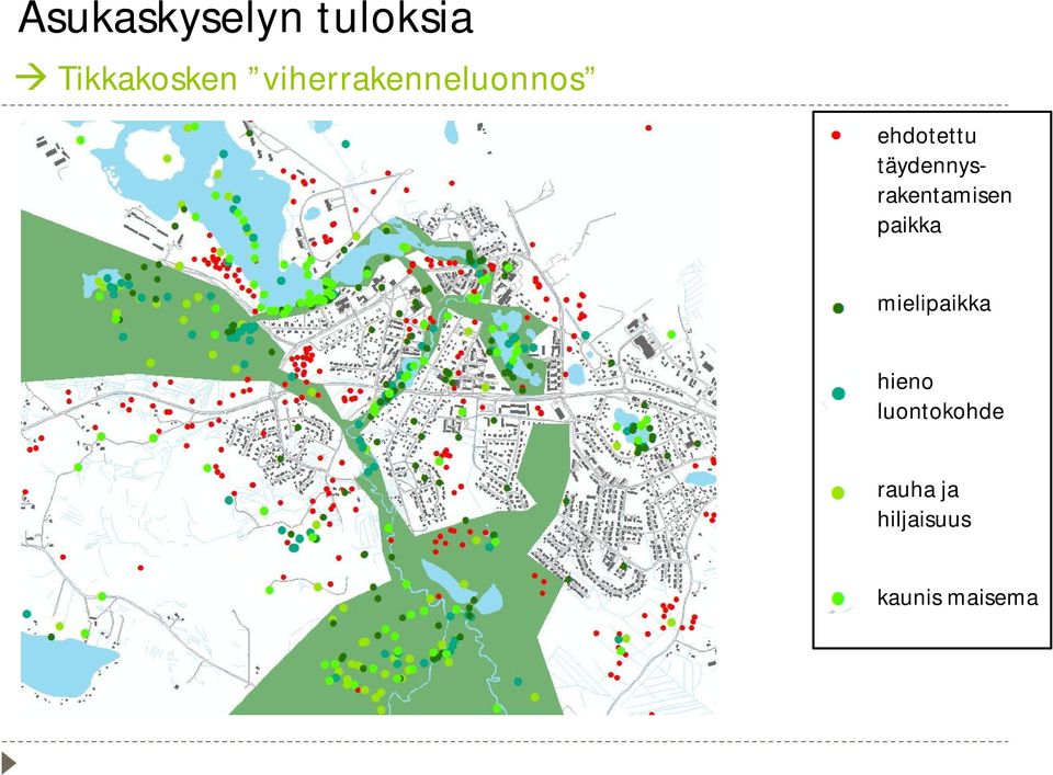 täydennysrakentamisen paikka