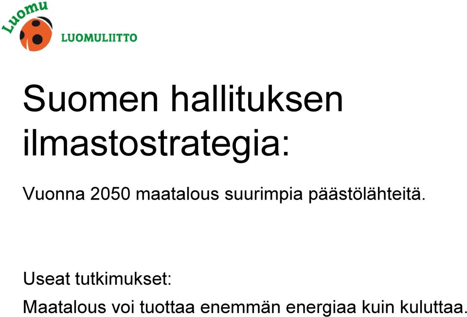 päästölähteitä.