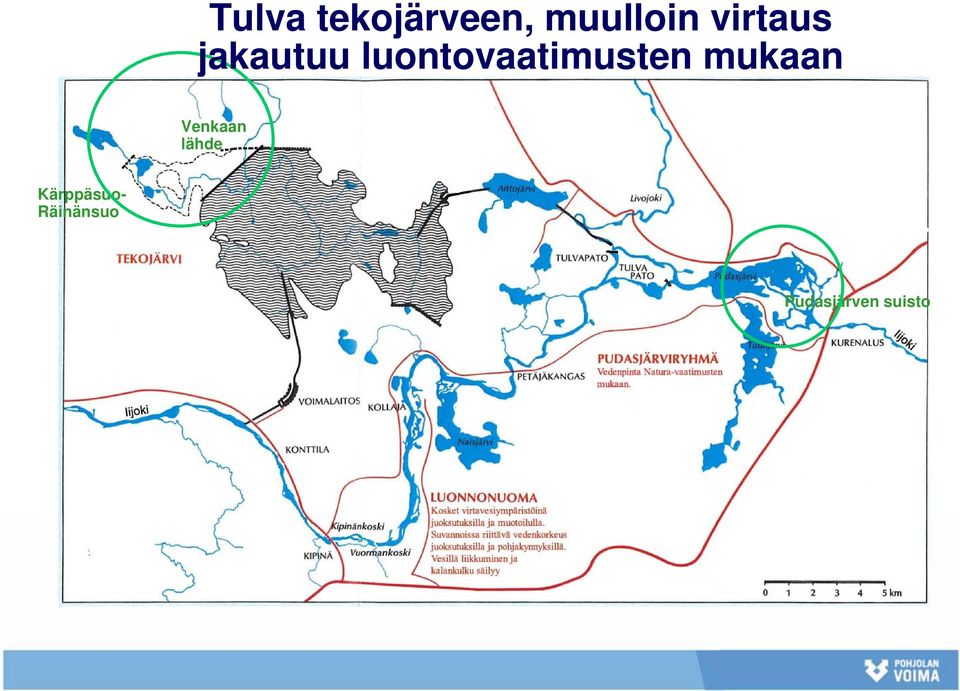 luontovaatimusten mukaan