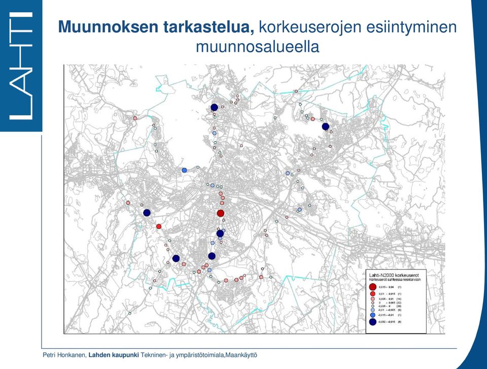 korkeuserojen