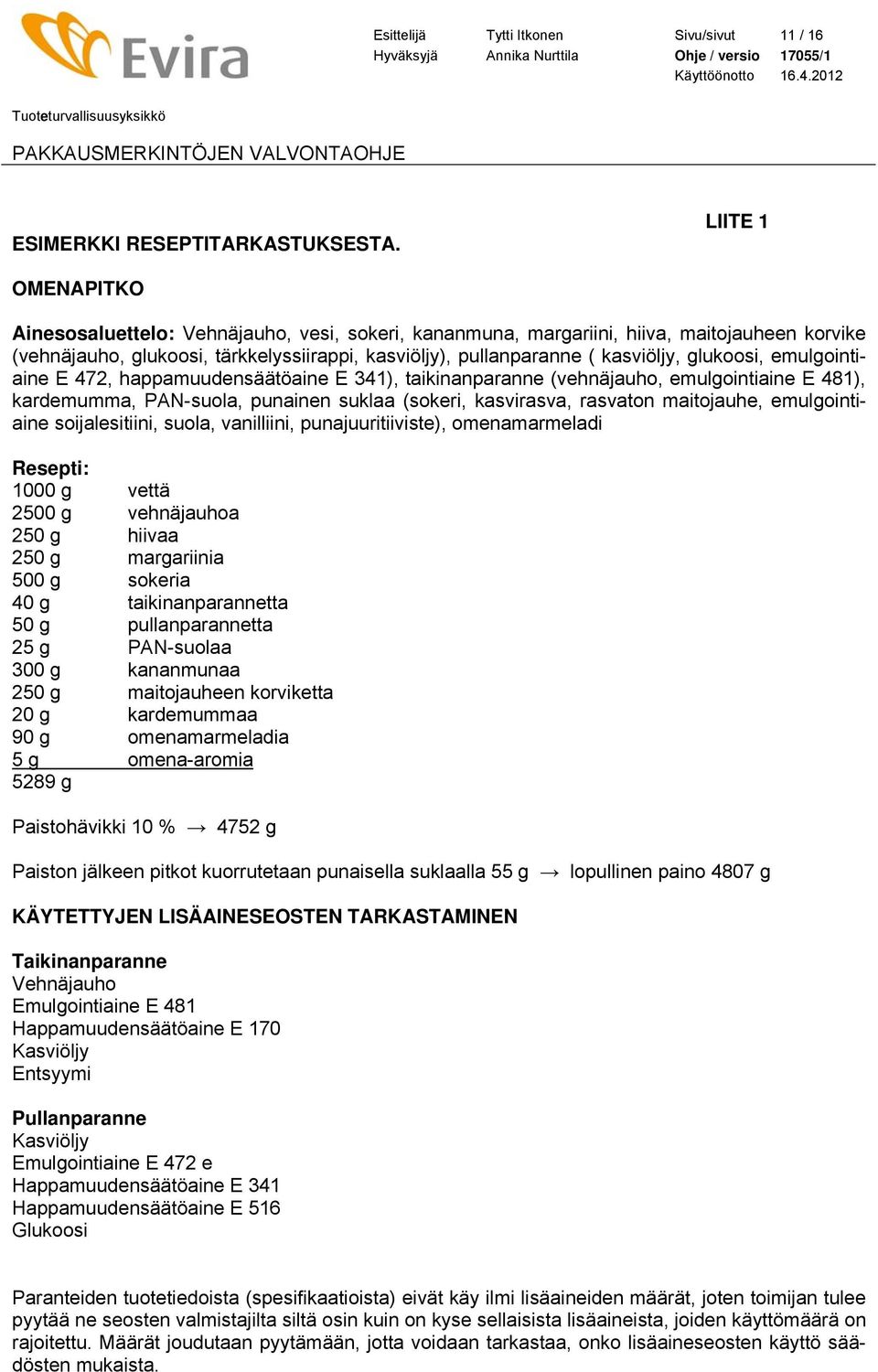 glukoosi, emulgointiaine E 472, happamuudensäätöaine E 341), taikinanparanne (vehnäjauho, emulgointiaine E 481), kardemumma, PAN-suola, punainen suklaa (sokeri, kasvirasva, rasvaton maitojauhe,