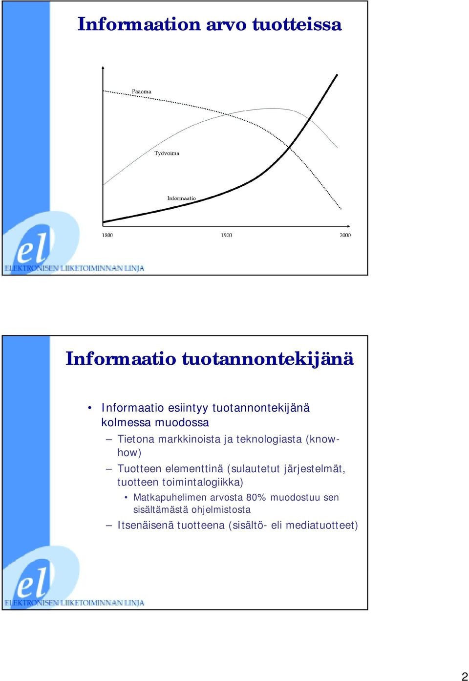 Tuotteen elementtinä (sulautetut järjestelmät, tuotteen toimintalogiikka) Matkapuhelimen