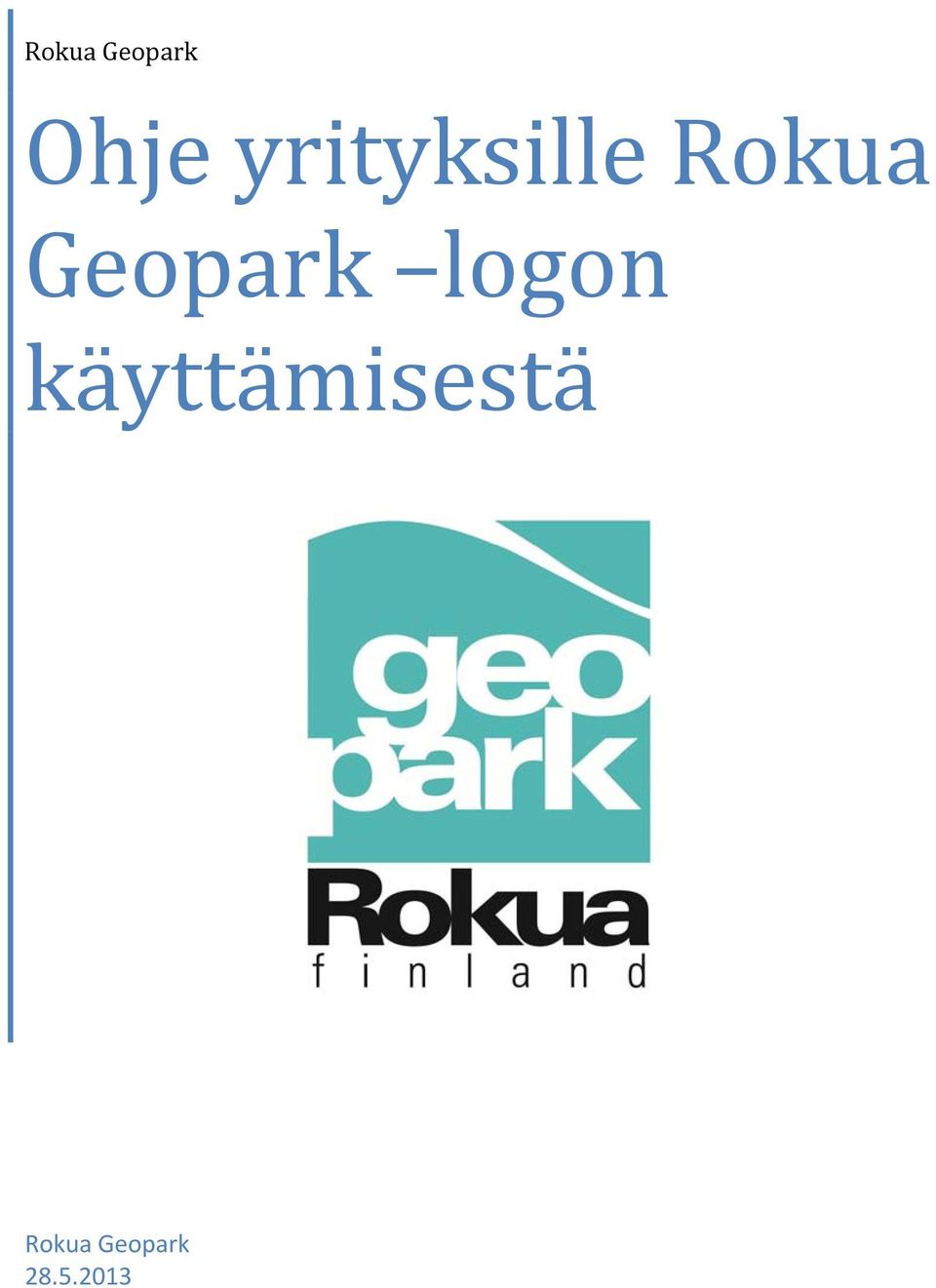 Geopark logon