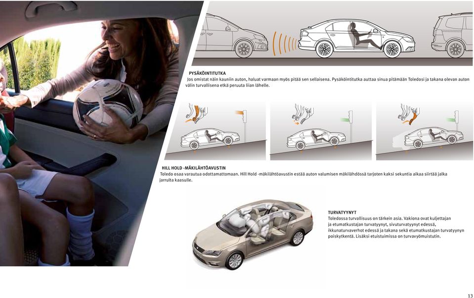 HILL HOLD -MÄKILÄHTÖAVUSTIN Toledo osaa varautua odottamattomaan.