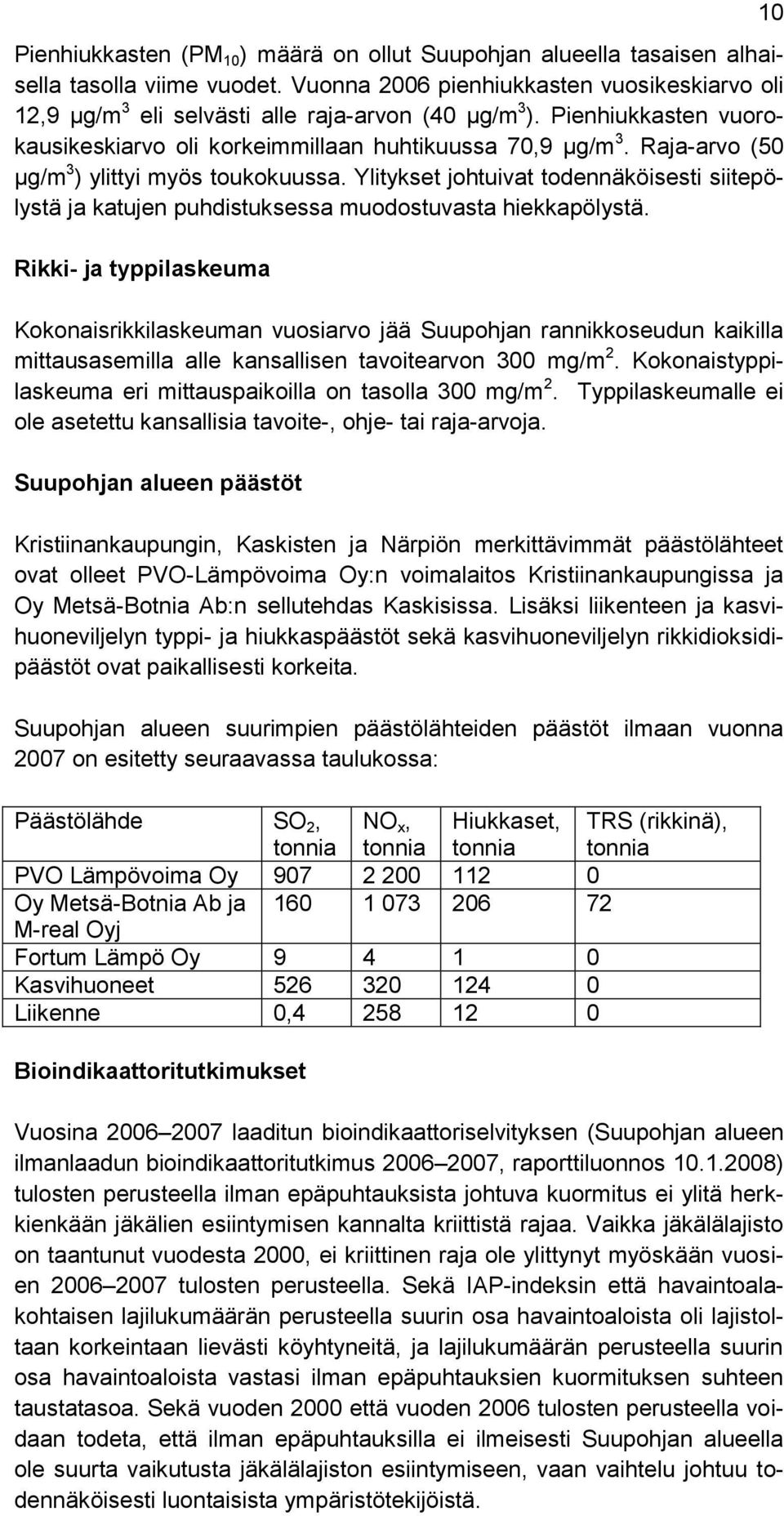Ylitykset johtuivat todennäköisesti siitepölystä ja katujen puhdistuksessa muodostuvasta hiekkapölystä.