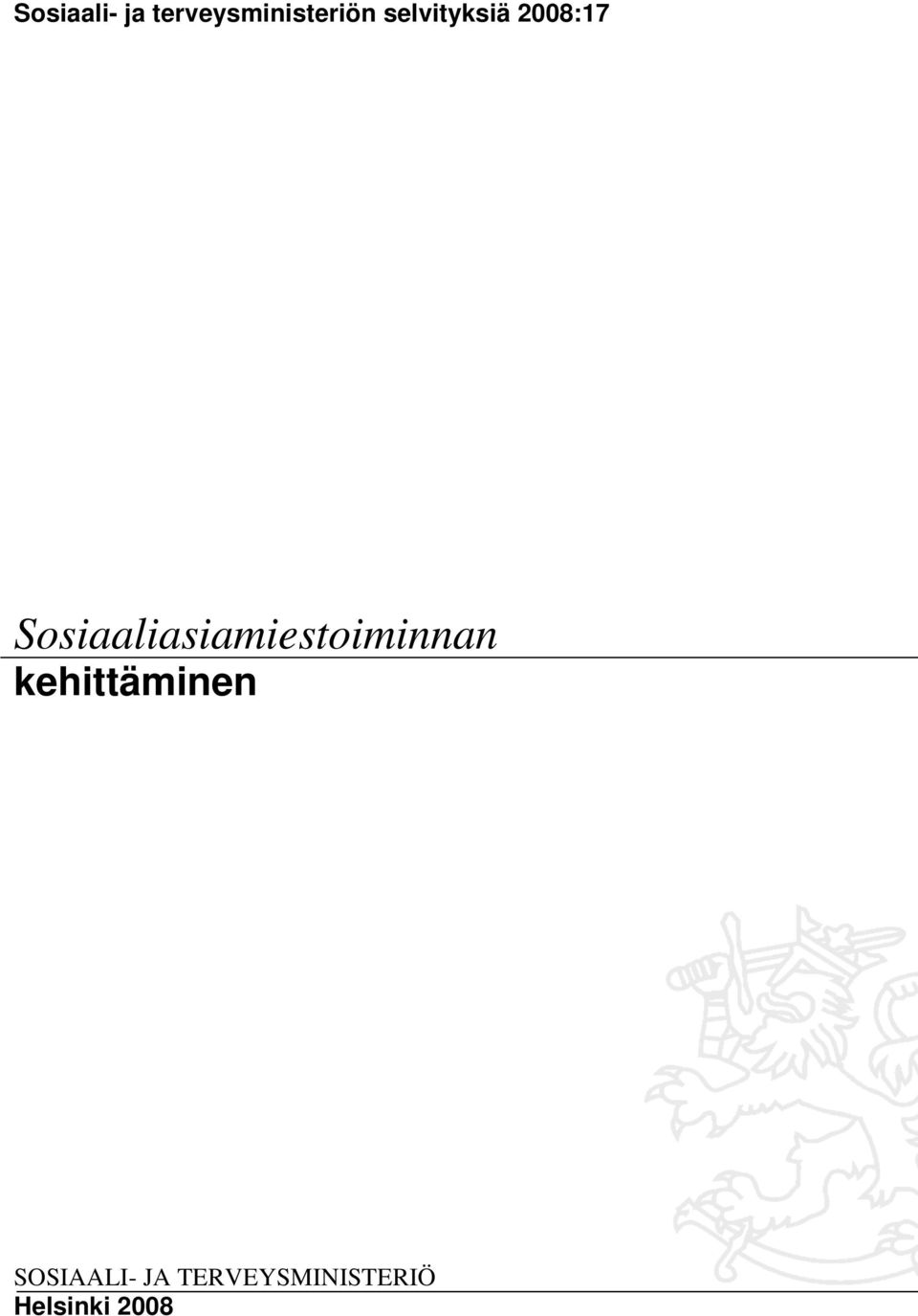 Sosiaaliasiamiestoiminnan