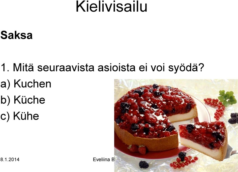 voi syödä?