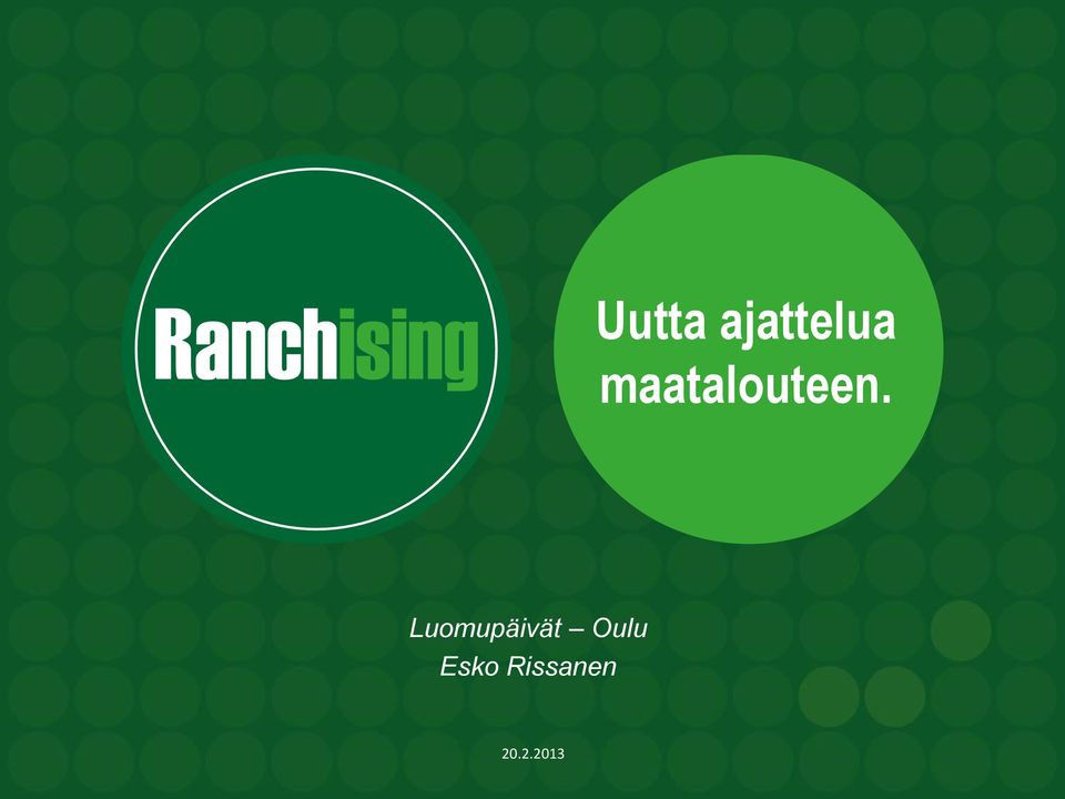 Luomupäivät Oulu