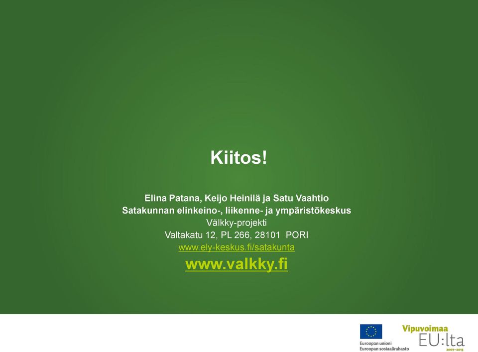 Satakunnan elinkeino-, liikenne- ja