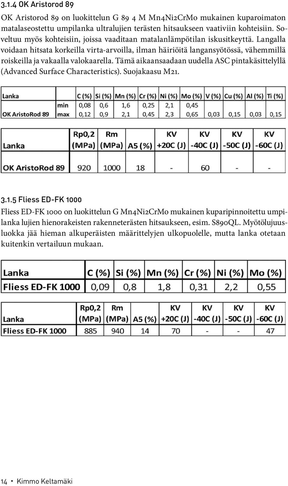 Langalla voidaan hitsata korkeilla virta-arvoilla, ilman häiriöitä langansyötössä, vähemmillä roiskeilla ja vakaalla valokaarella.