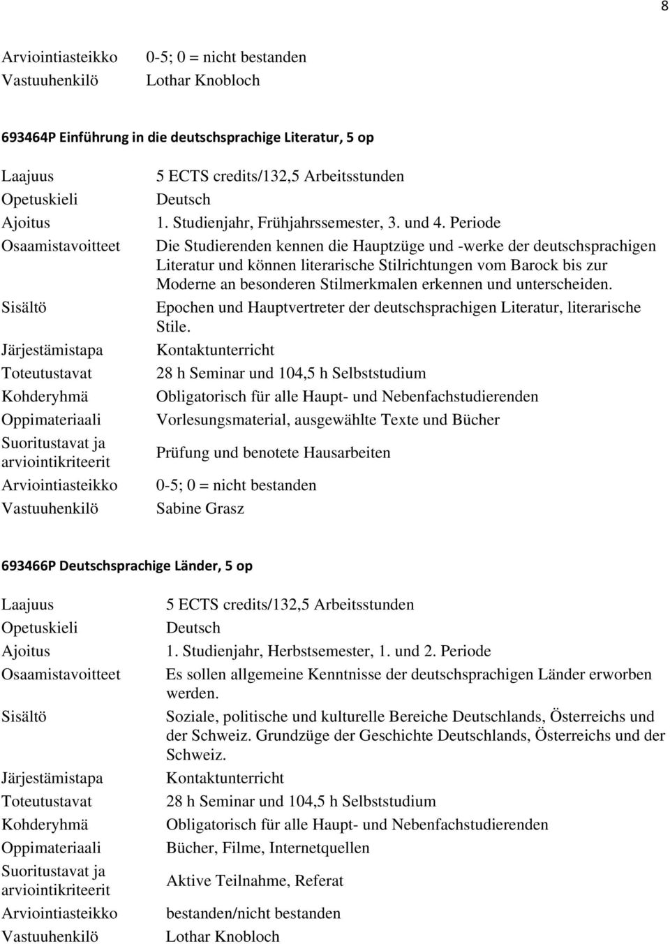 unterscheiden. Epochen und Hauptvertreter der deutschsprachigen Literatur, literarische Stile.